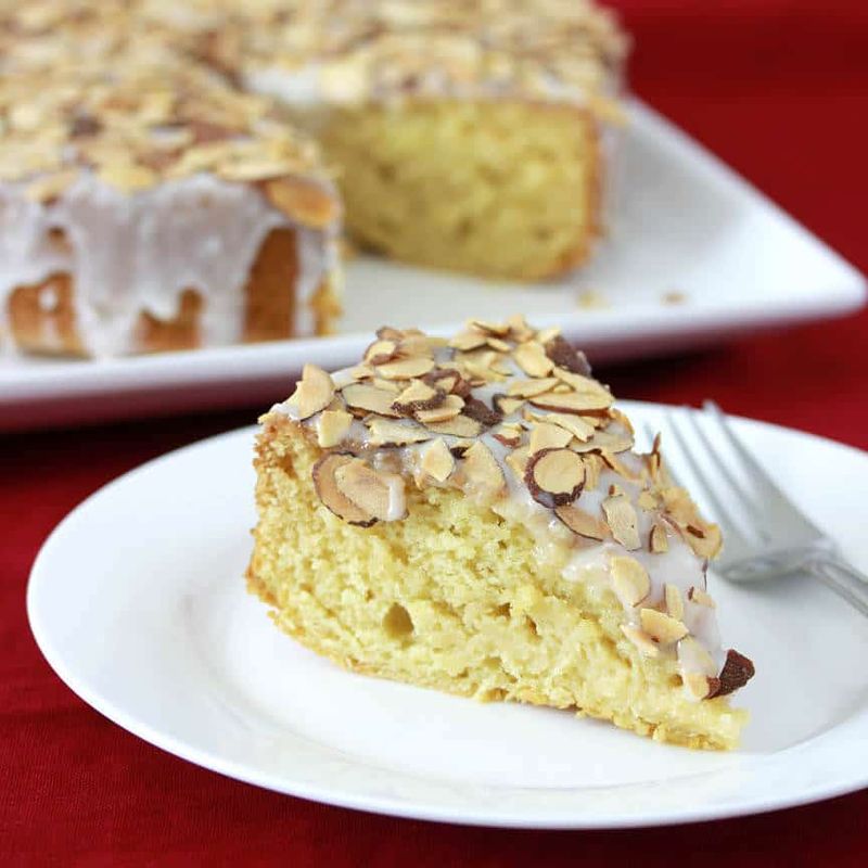 Honey Almond Yogurt Cake