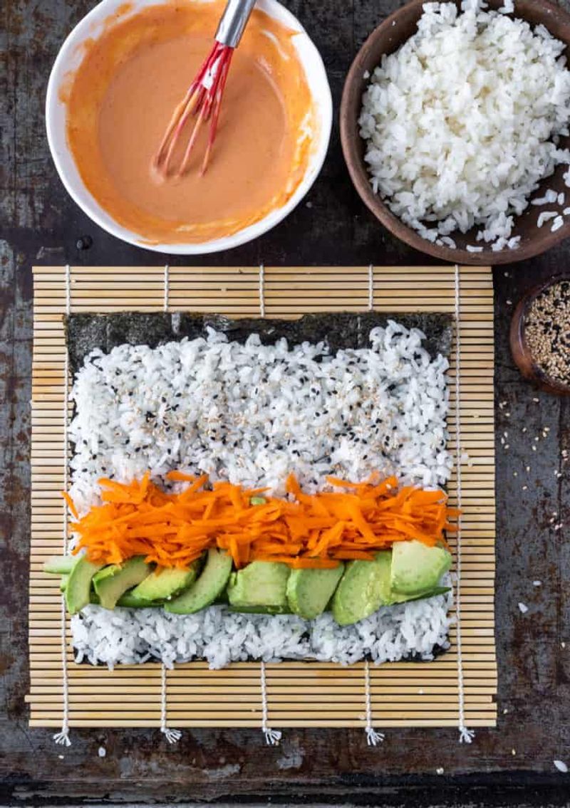 Homemade Sushi Rolls
