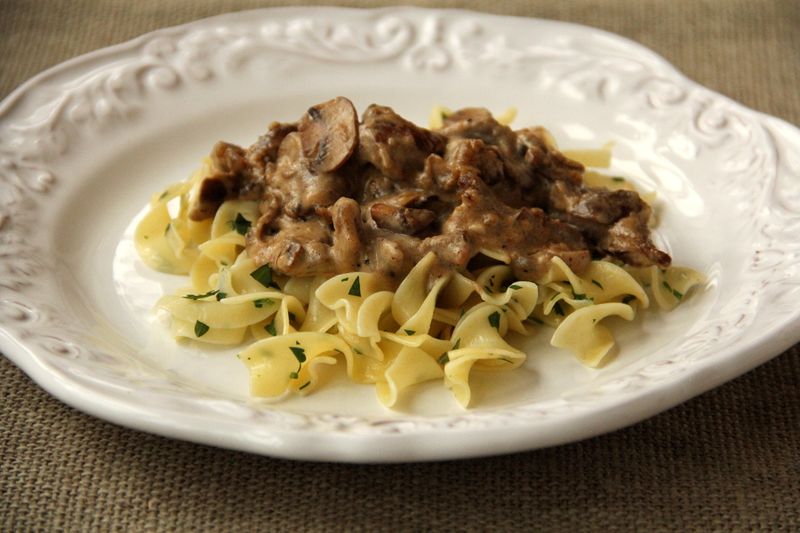 Beef Stroganoff