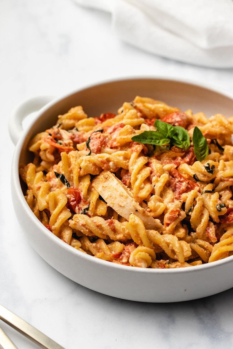 Baked Feta Pasta → High-Protein Feta Pasta