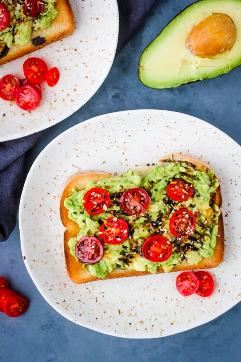 Avocado Toast with Tomato & Balsamic Drizzle