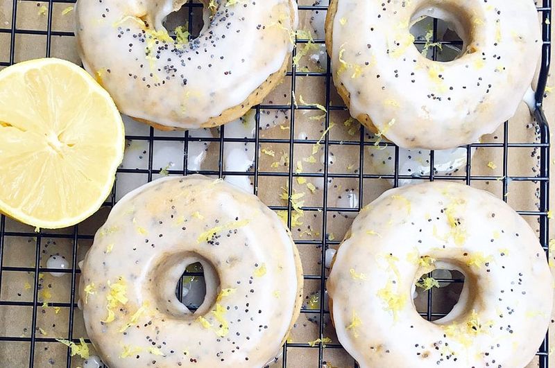 Lemon Poppy Seed Donuts