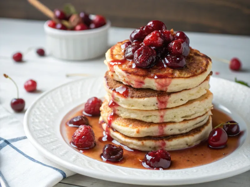 Cherry Pancakes