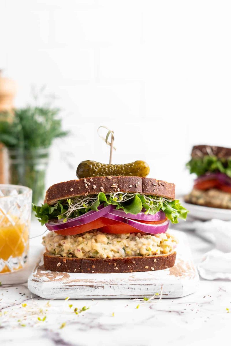 Chickpea Tuna-Free Salad