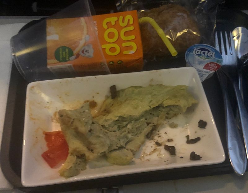 “Egg” Omelet with a Side of Beige