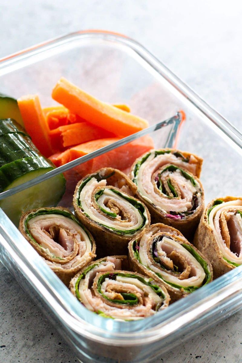 Turkey & Cheese Pinwheels