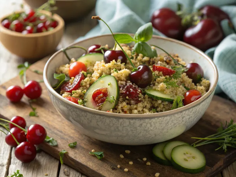 Cherry Quinoa Salad