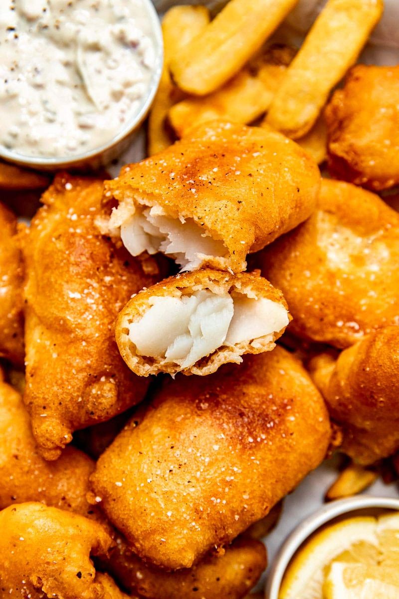 Beer-Battered Cod (Done Too Thick)