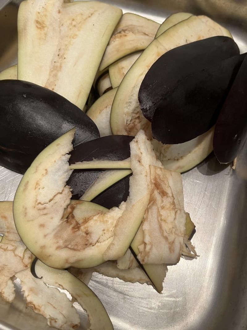 Bland Grilled Eggplant Slices