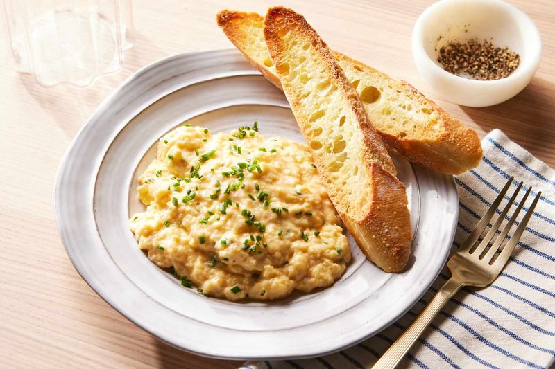 Scrambled Eggs and Toast