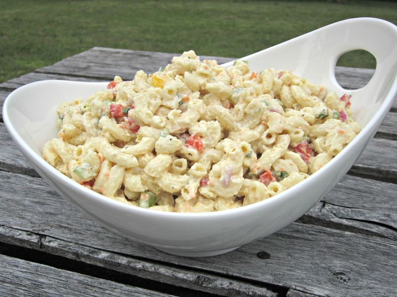 Macaroni Salad with Too Much Mayo