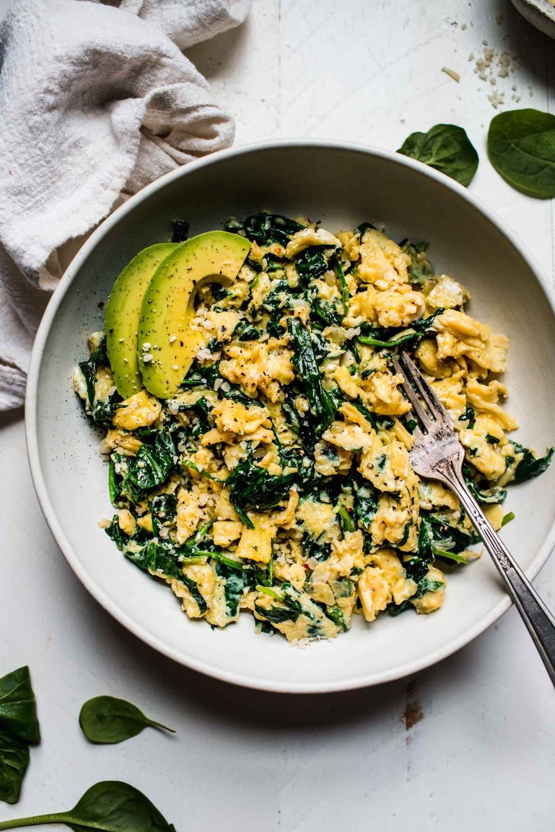 Egg Whites and Spinach