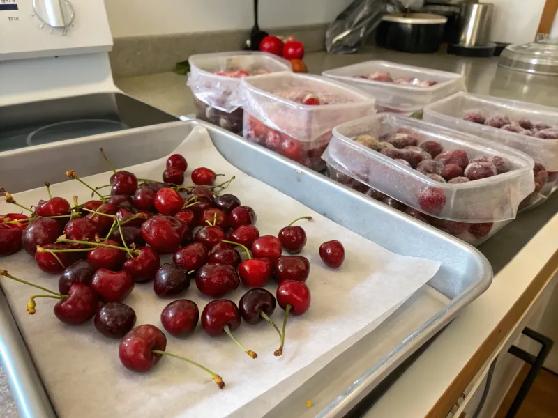 Freezing Cherries for Longer Usage