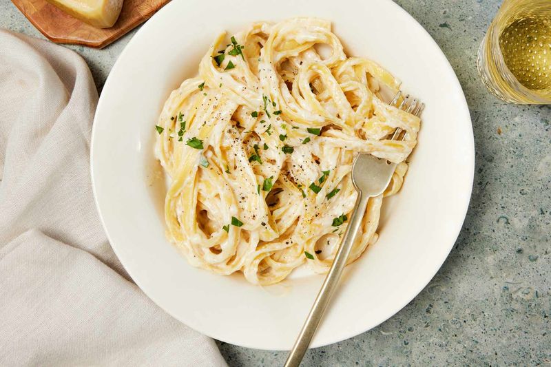Ordering Fettuccine Alfredo as Your Main