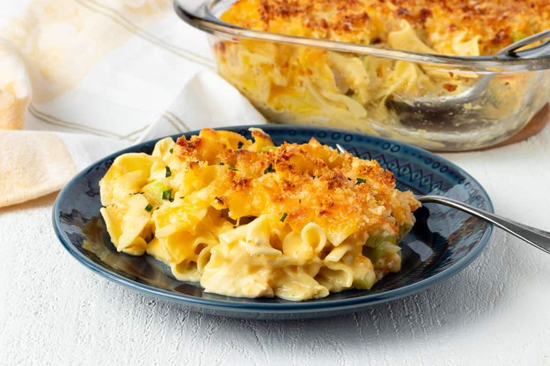 Tuna Noodle Casserole with Cornflakes