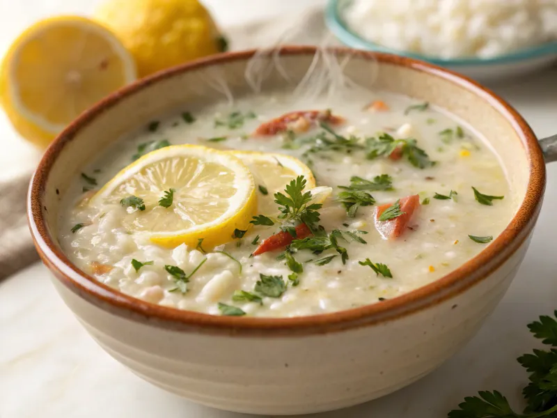 Greek Lemon Egg Soup
