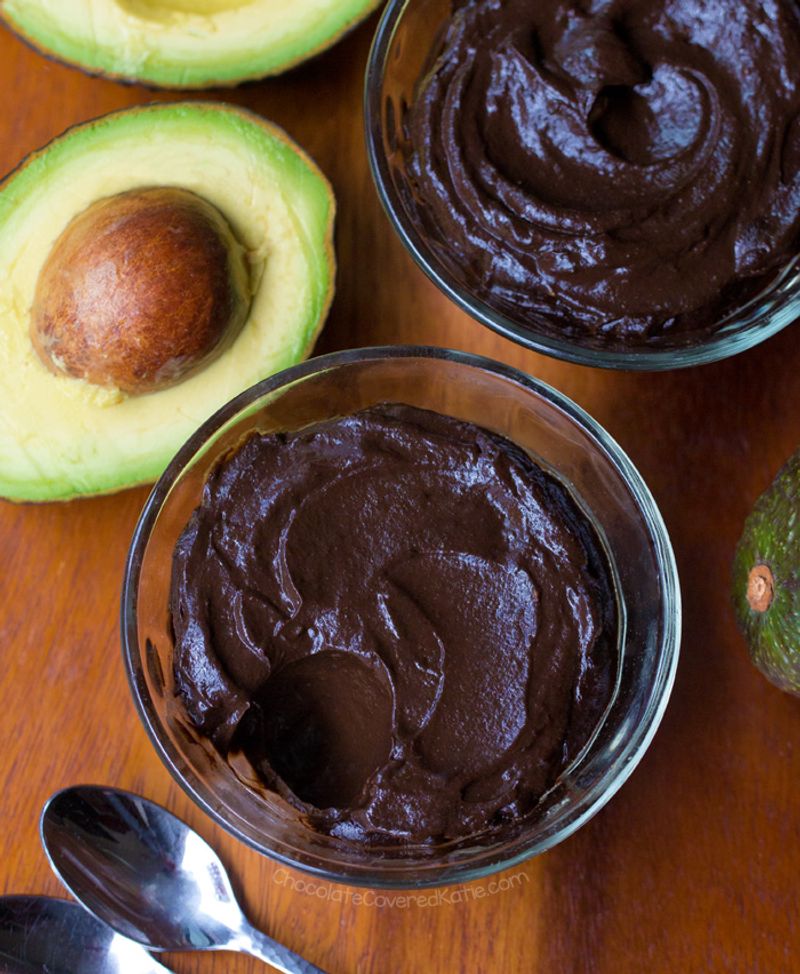 Avocado Chocolate Mousse with Stevia