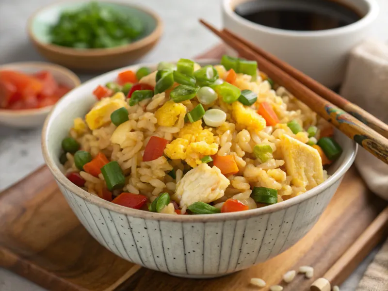 Quick Egg Fried Rice