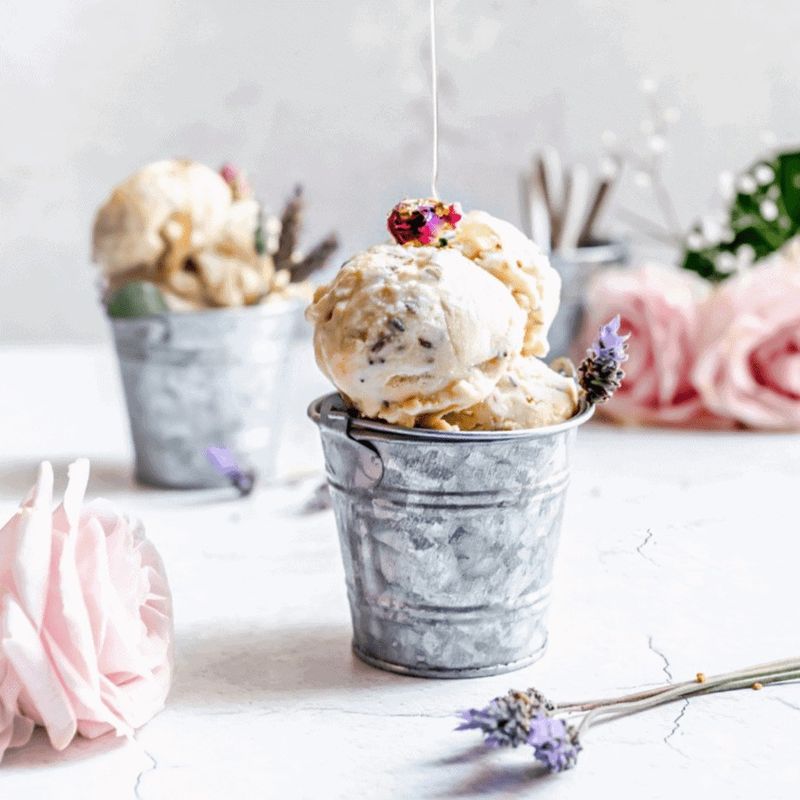 Honey Lavender Old-Fashioneds