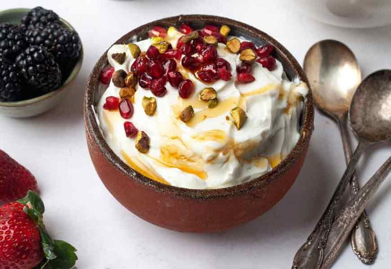 Plain Greek Yogurt + Fresh Fruit