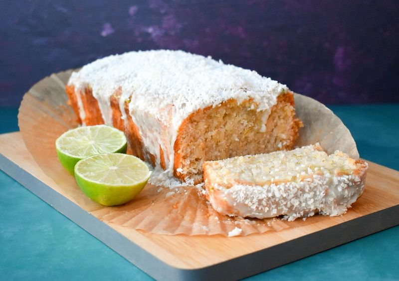Coconut Lime Snack Cake