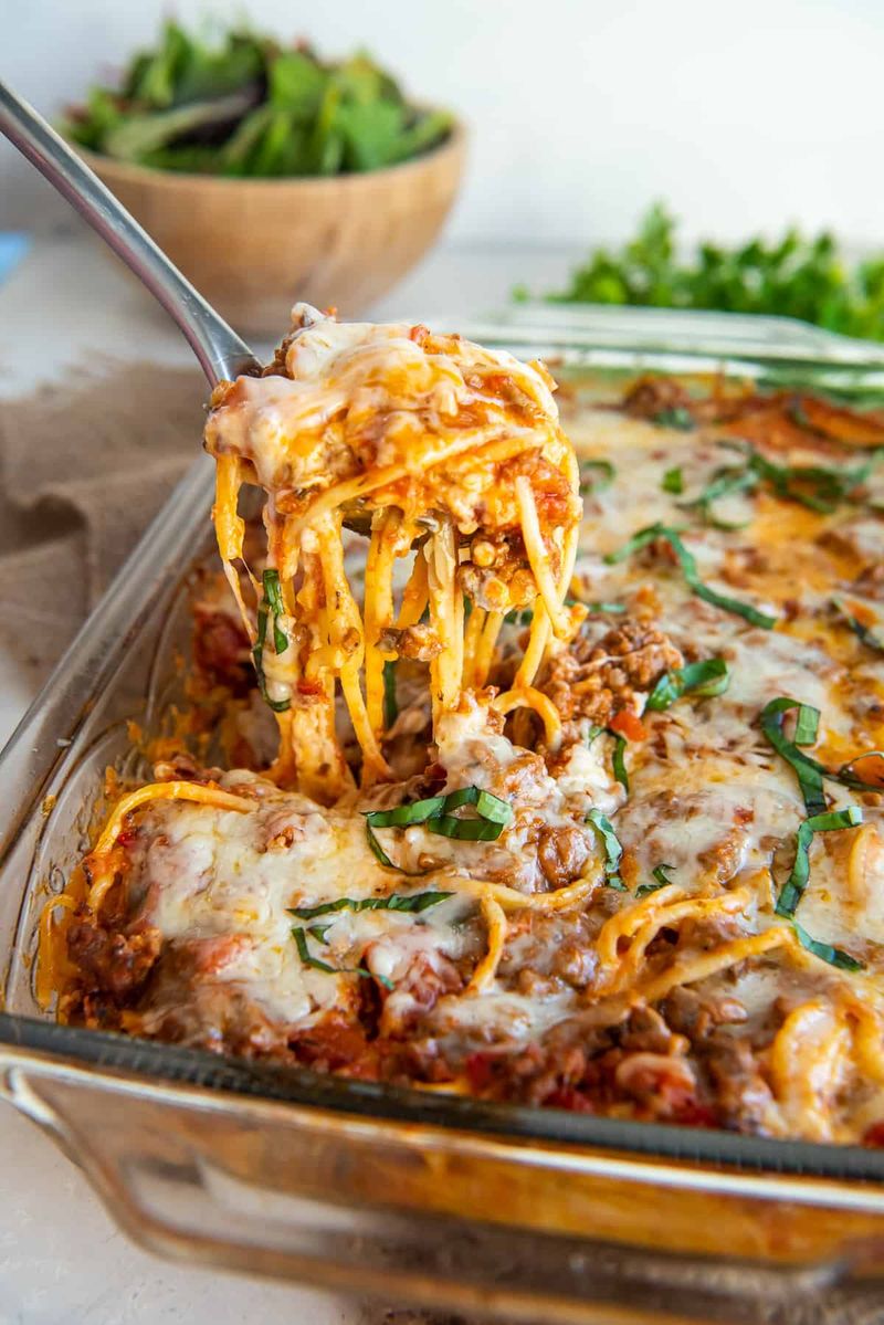 Canned Spaghetti Bake