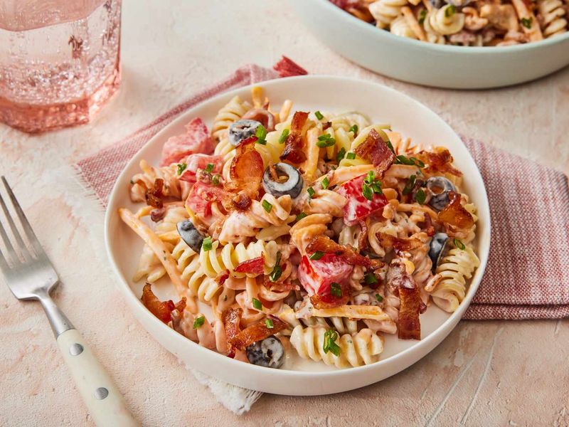 Chicken Bacon Ranch Pasta Salad