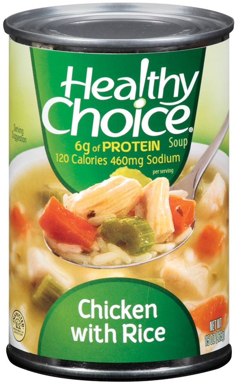 Healthy Choice Chicken with Rice Soup