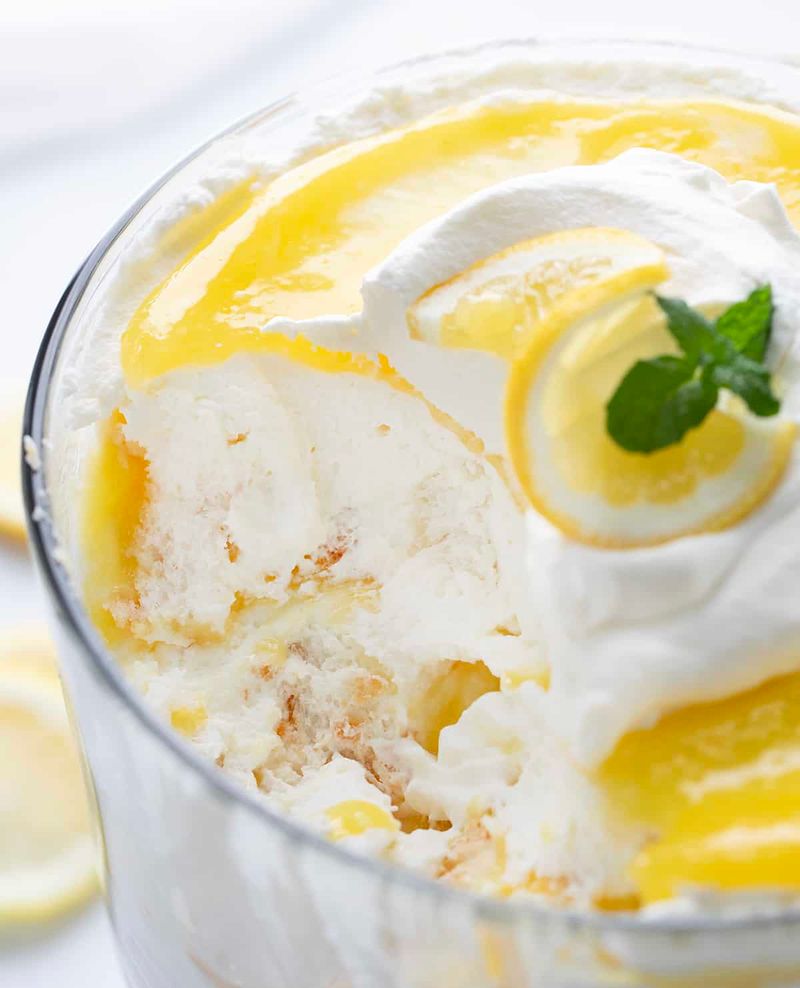 Lemon Cream Cake Cups