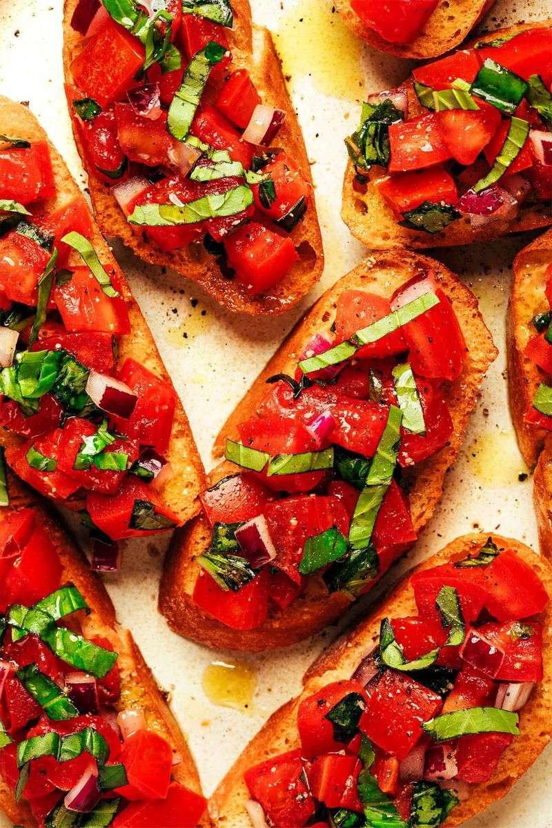 Bruschetta with Tomato & Basil