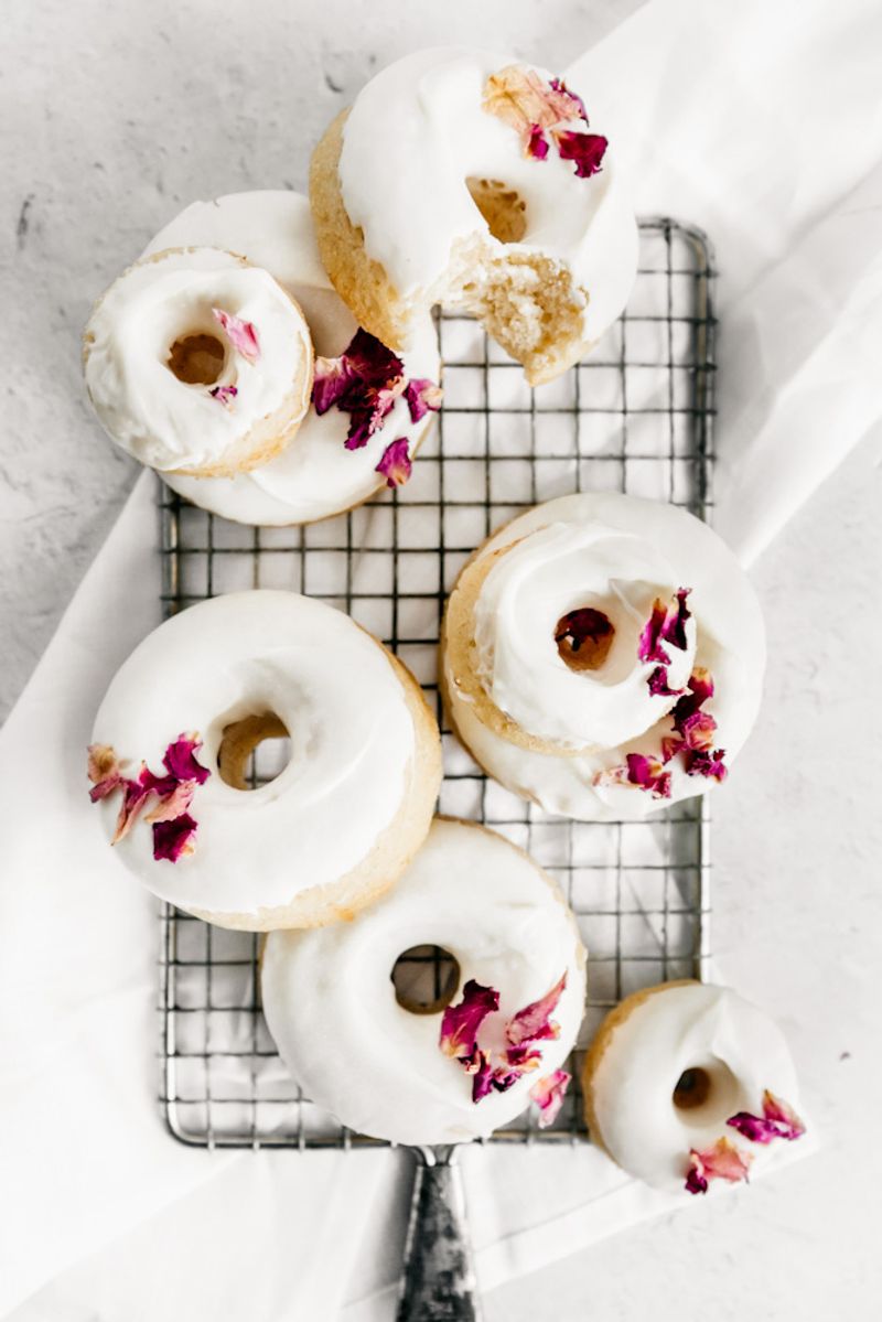 Baked Vanilla Bean Donuts