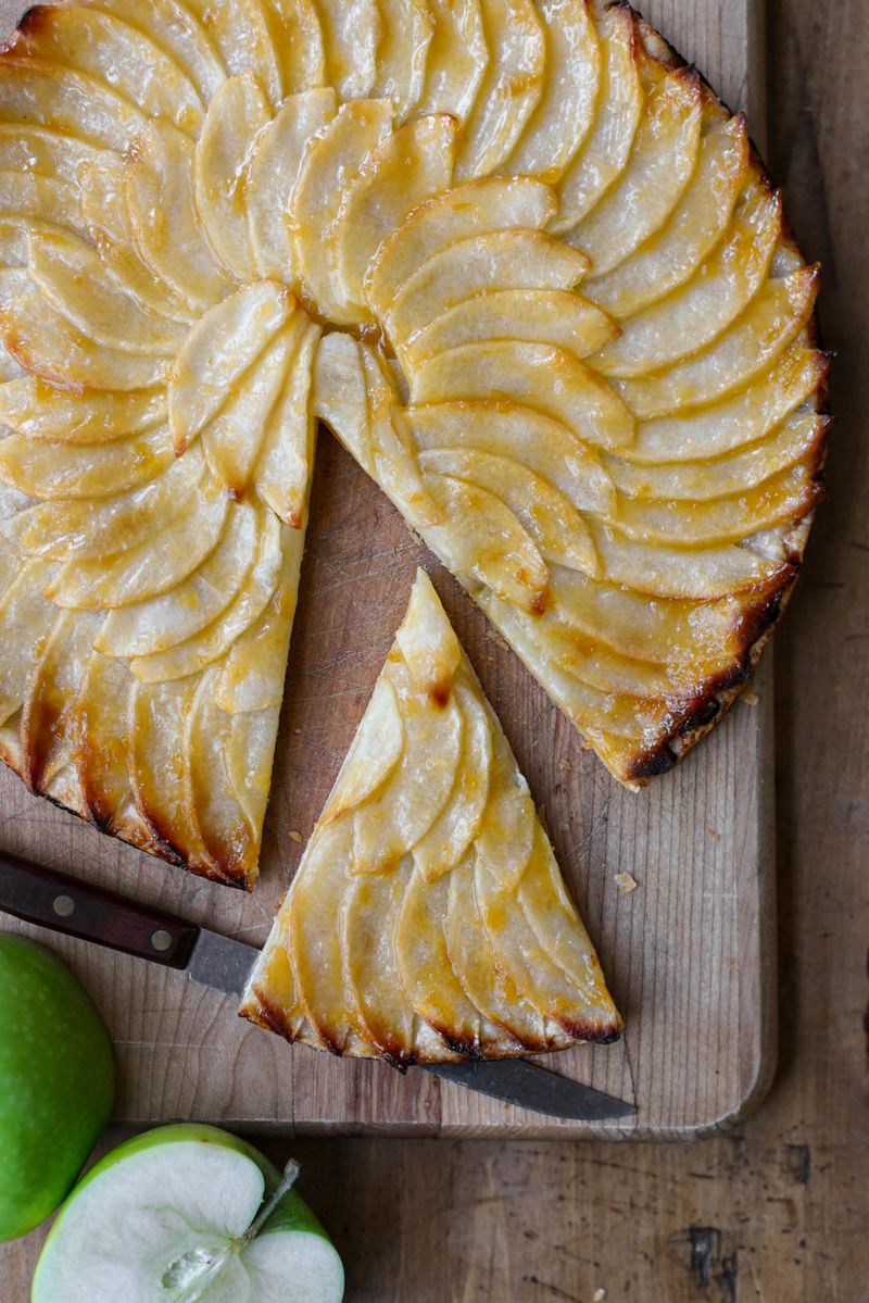 French Apple Tart (Tarte Fine)