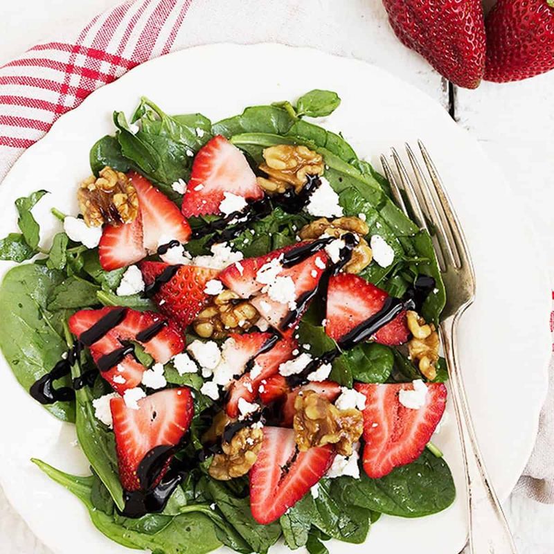 Strawberry Spinach Salad