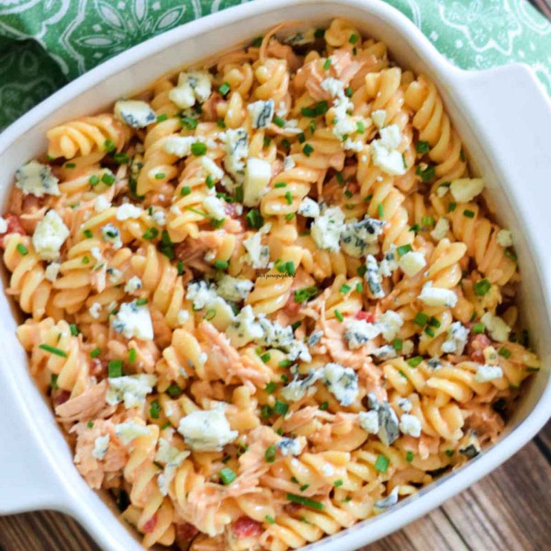 Buffalo Chicken Pasta Salad