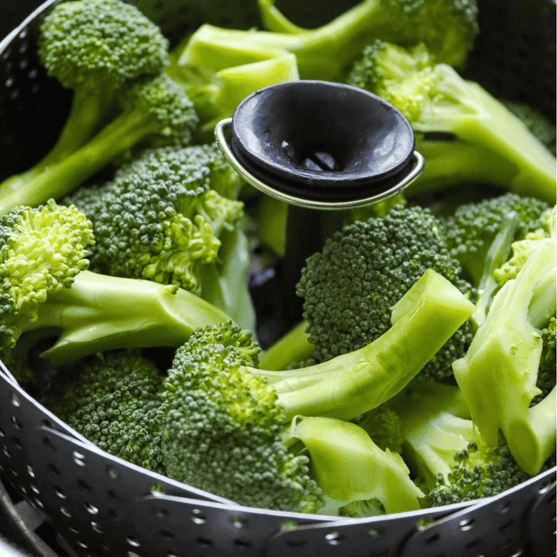 Soft-Cooked Broccoli Florets