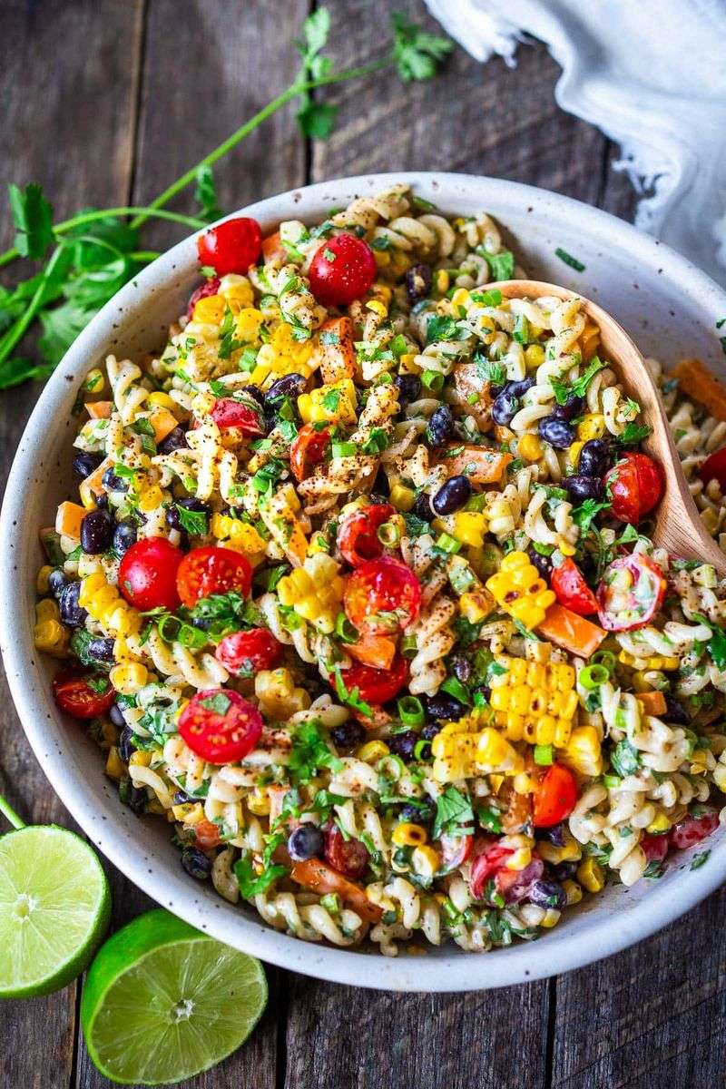 Southwest Black Bean Pasta Salad