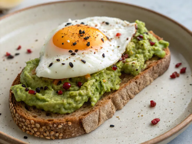 Avocado Toast with Fried Egg