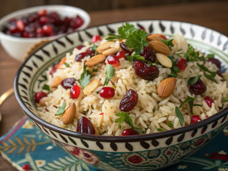 Middle Eastern Cherry Rice Pilaf