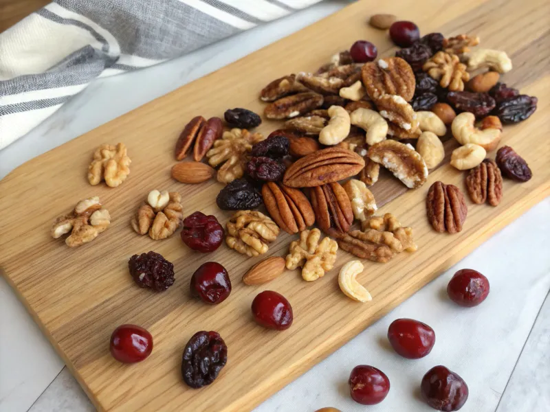 Nuts and Cherry Crunchy Mix
