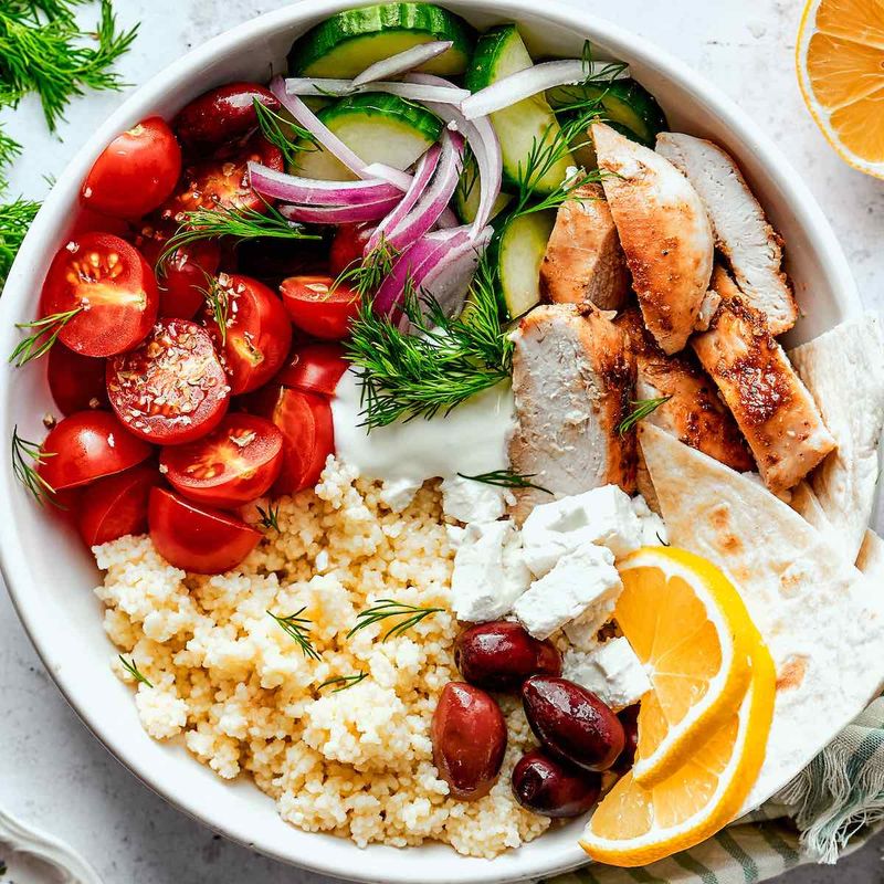 Greek Chicken Bowls