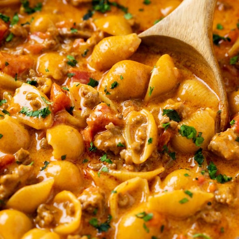 Cheesy Taco Pasta