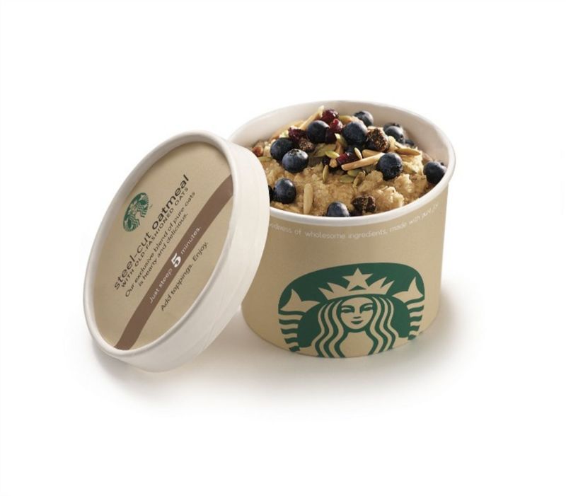 Oatmeal with Nut Toppings