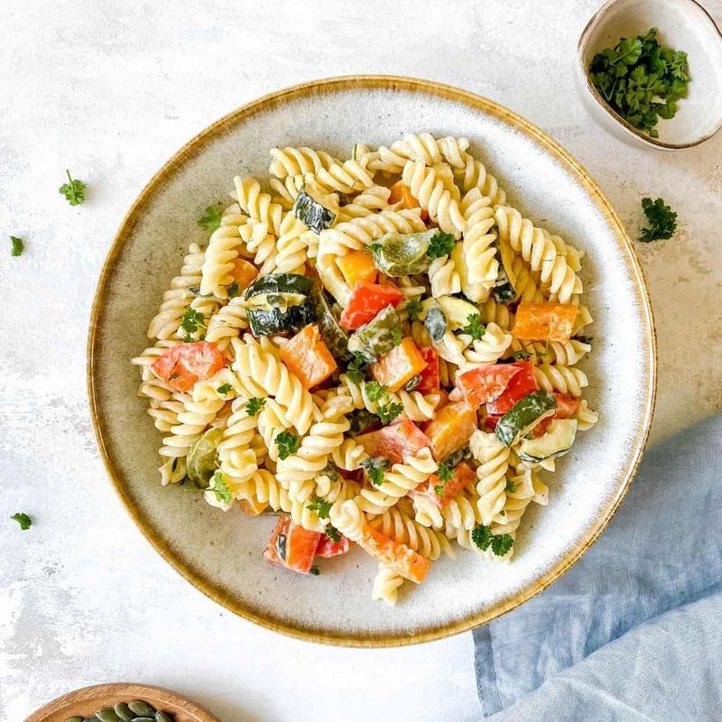 Roasted Veggie Pasta Salad
