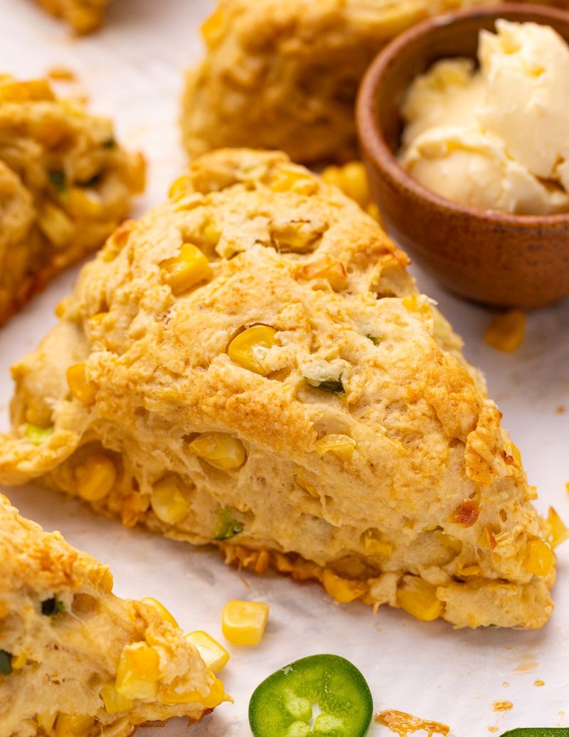 Jalapeño Cornmeal Scones