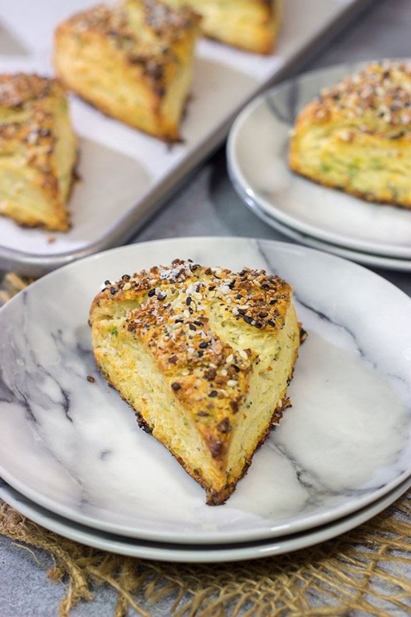 Everything Bagel Scones