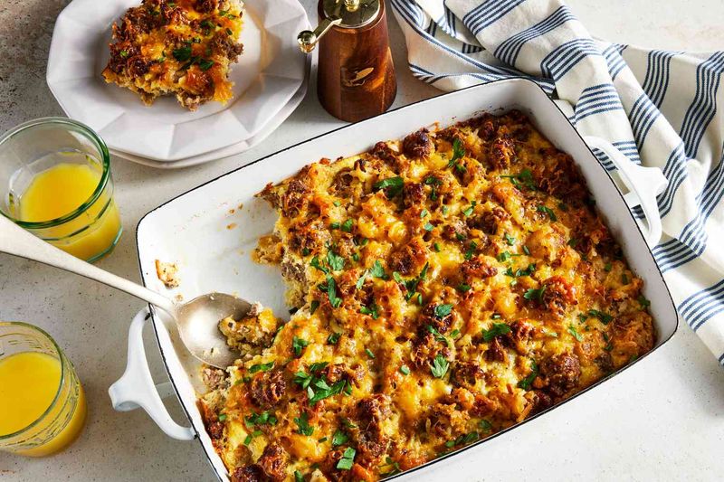 Sausage, Egg & Hash Brown Breakfast Bake