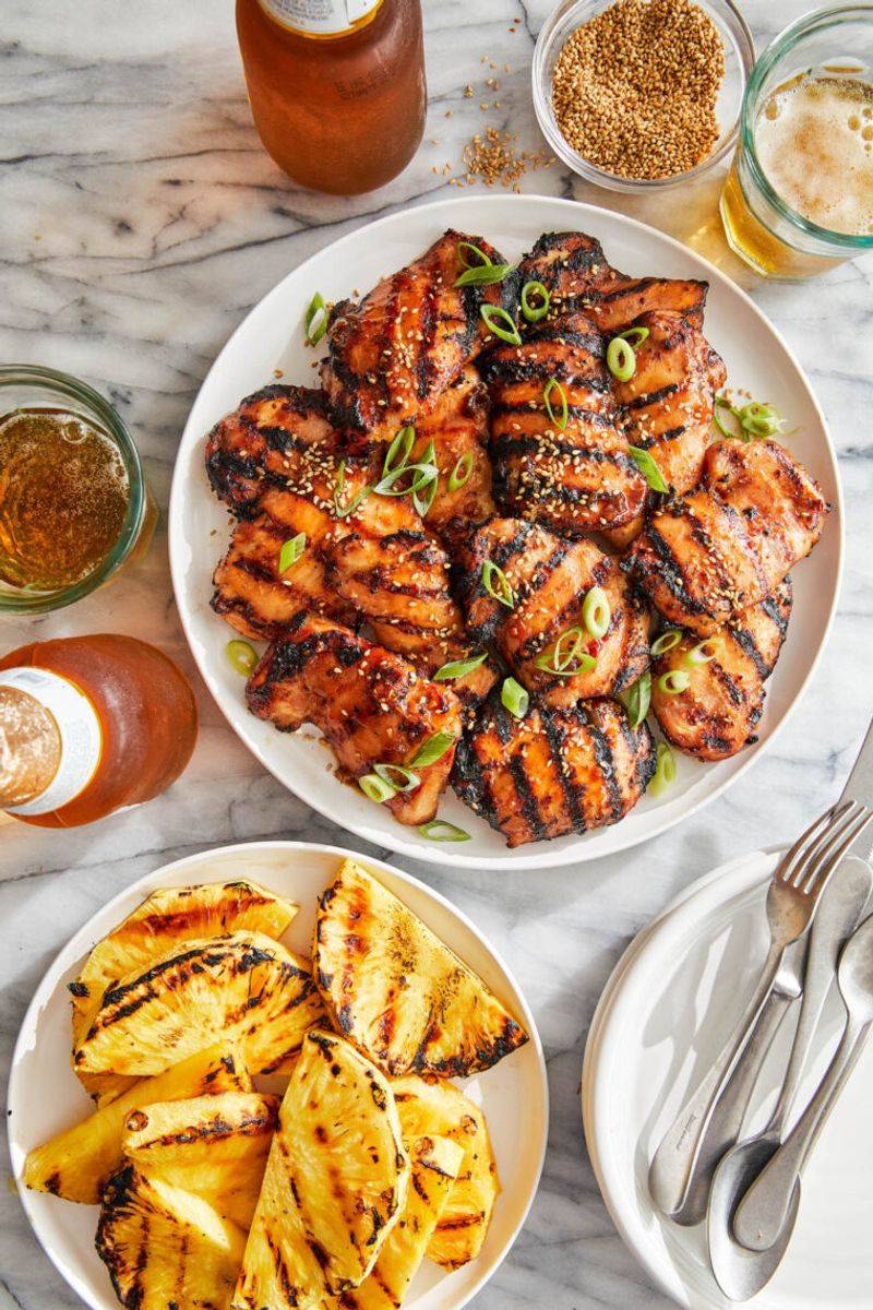 Teriyaki Chicken Thighs with Pineapple