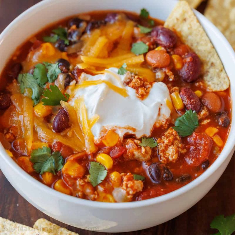 Turkey Chili with Beans