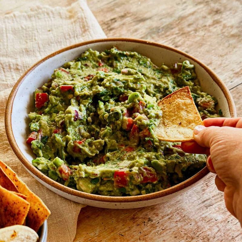 Guacamole with Baked Tortilla Chips