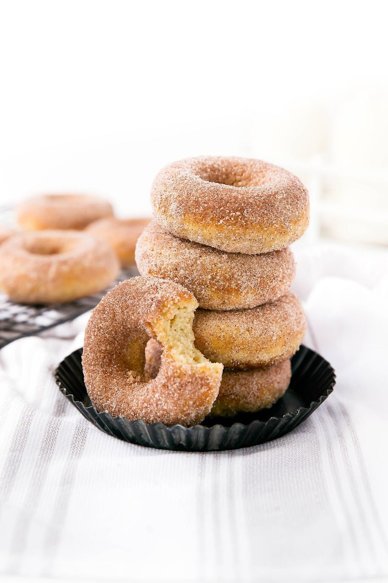 Cinnamon Sugar Baked Donuts